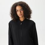 Kadın Hakim Yaka Siyah Mont