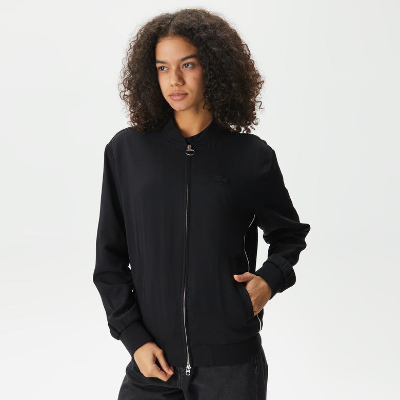 Kadın Hakim Yaka Siyah Mont