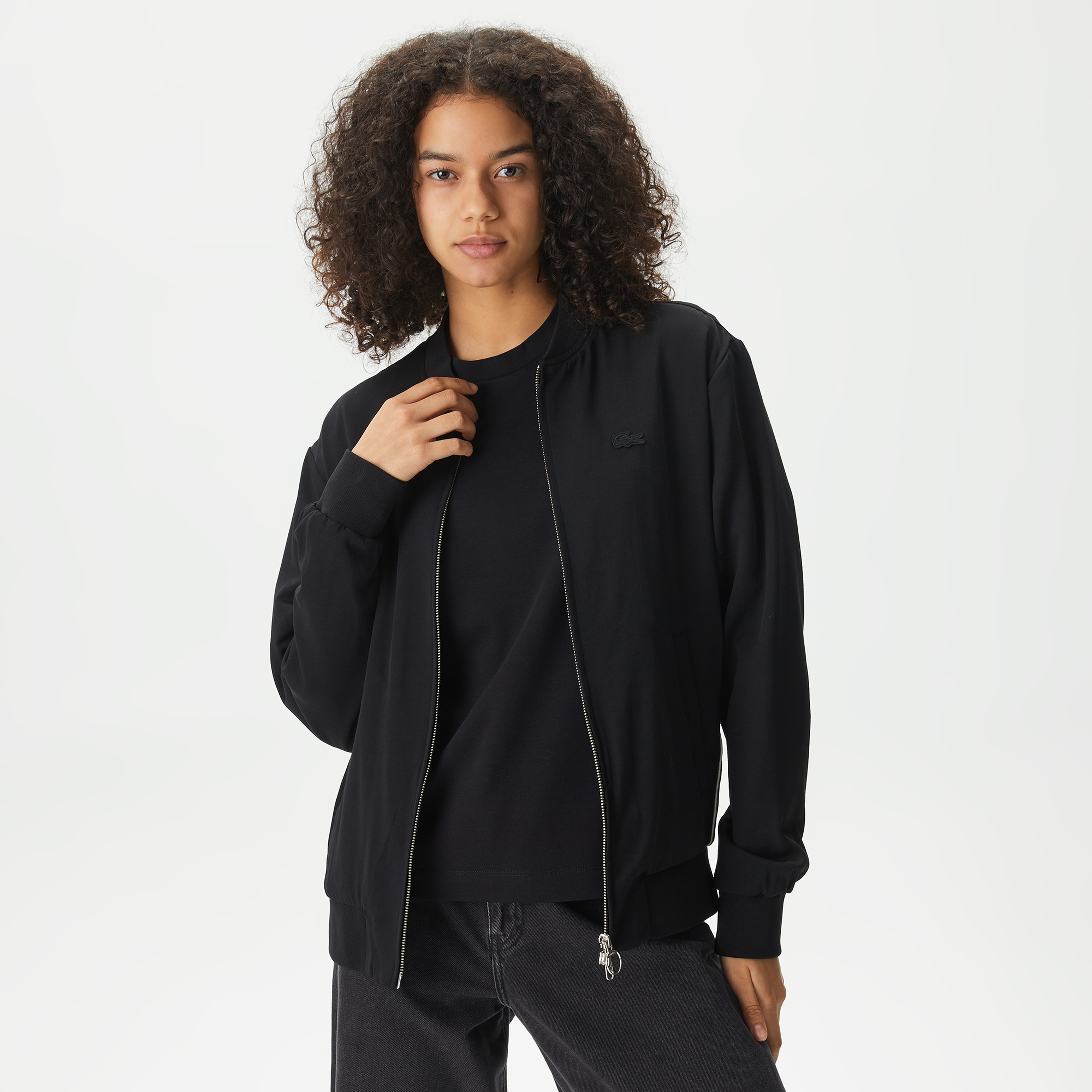 Kadın Hakim Yaka Siyah Mont