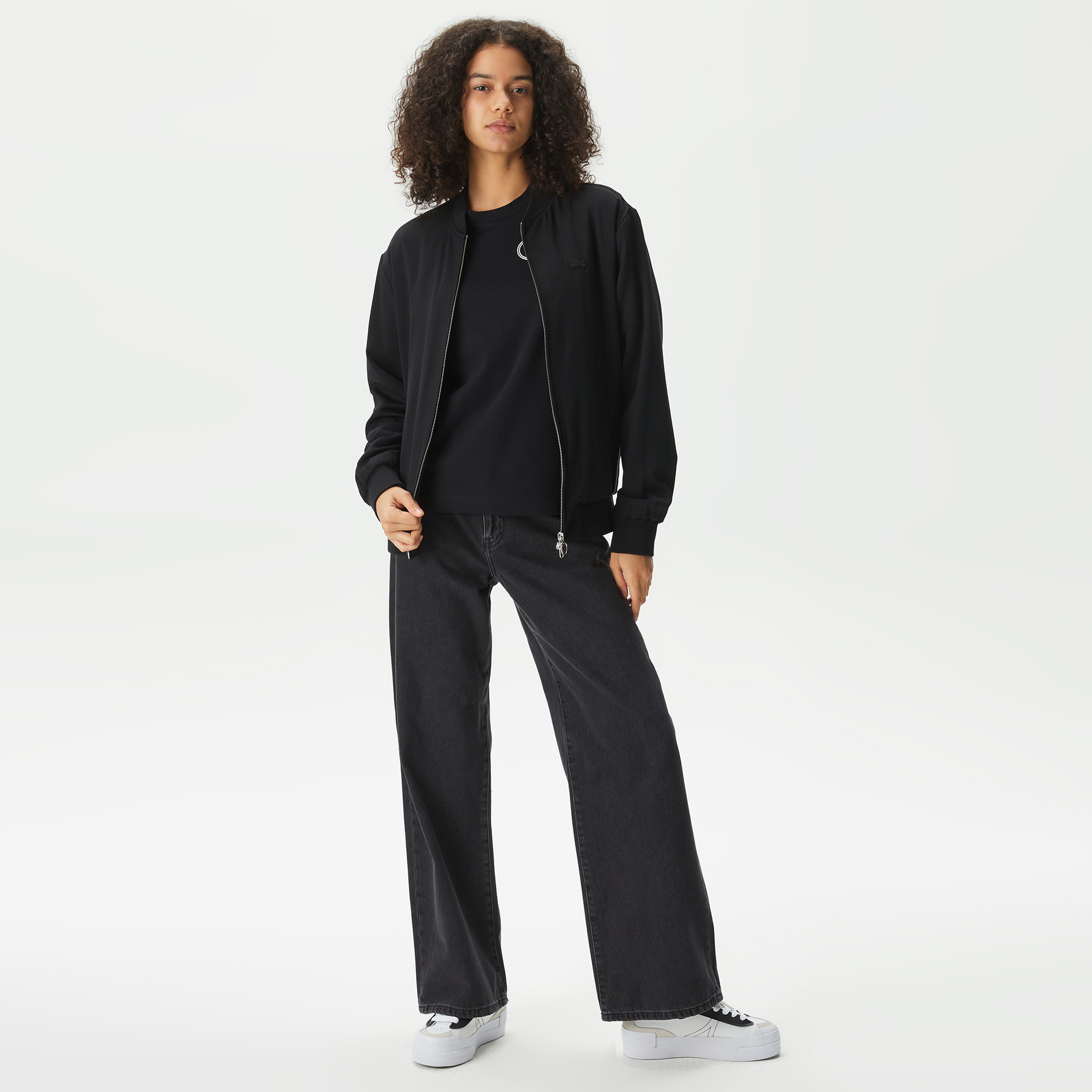 Kadın Hakim Yaka Siyah Mont