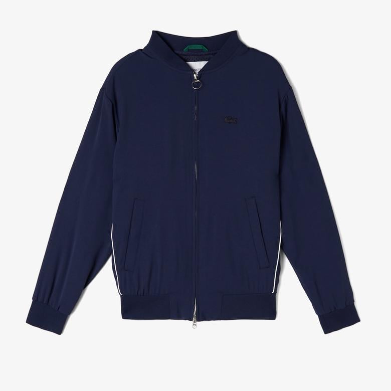 Kadın Hakim Yaka Lacivert Mont