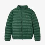 Erkek Kapüşonlu Yeşil Mont