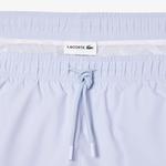 Erkek Baskılı Mavi Mayo Şort