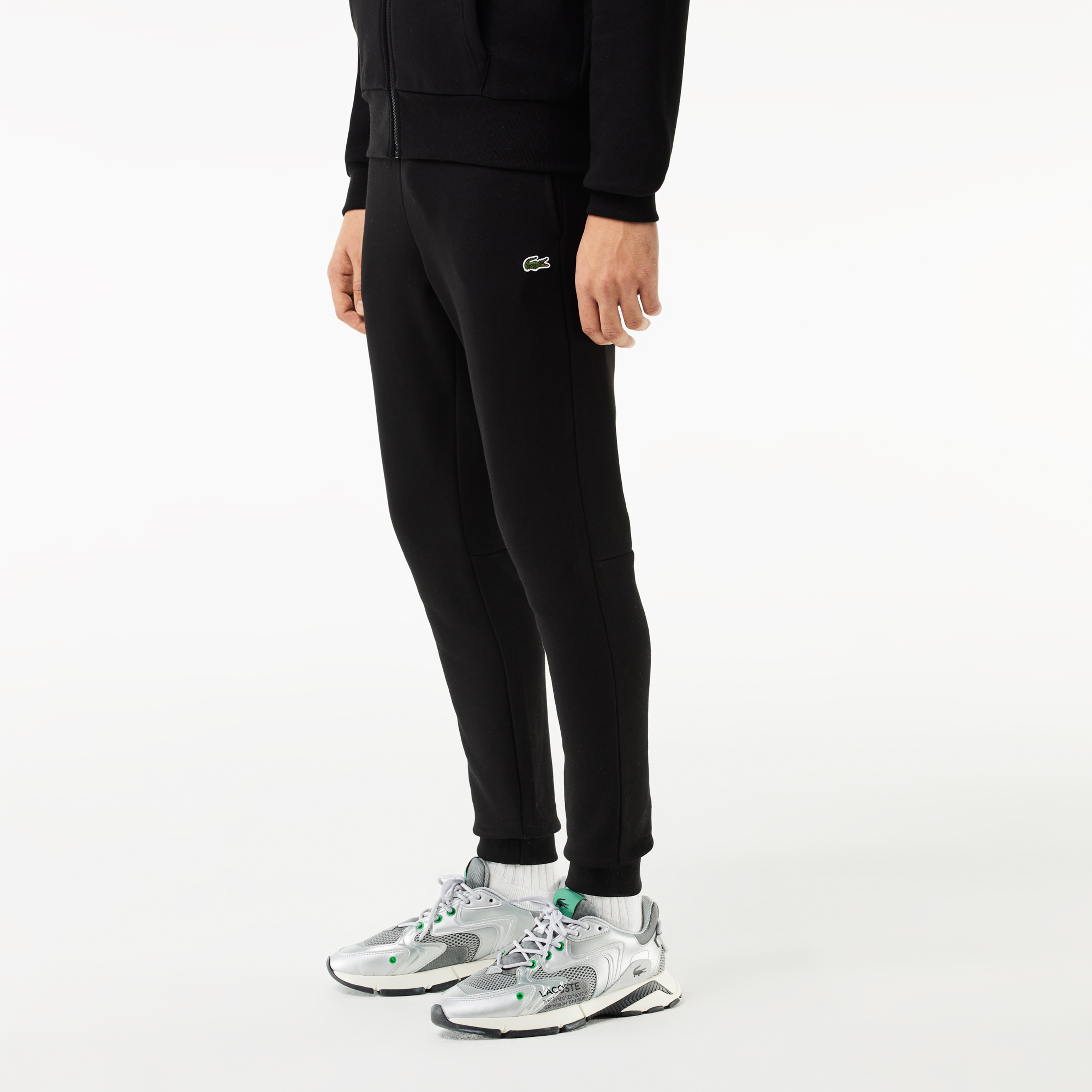 Erkek Uzun Kollu Siyah Eşofman Takımı