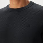 Erkek Regular Fit Bisiklet Yaka Siyah Kazak