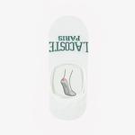 Erkek Baskılı Beyaz Çorap