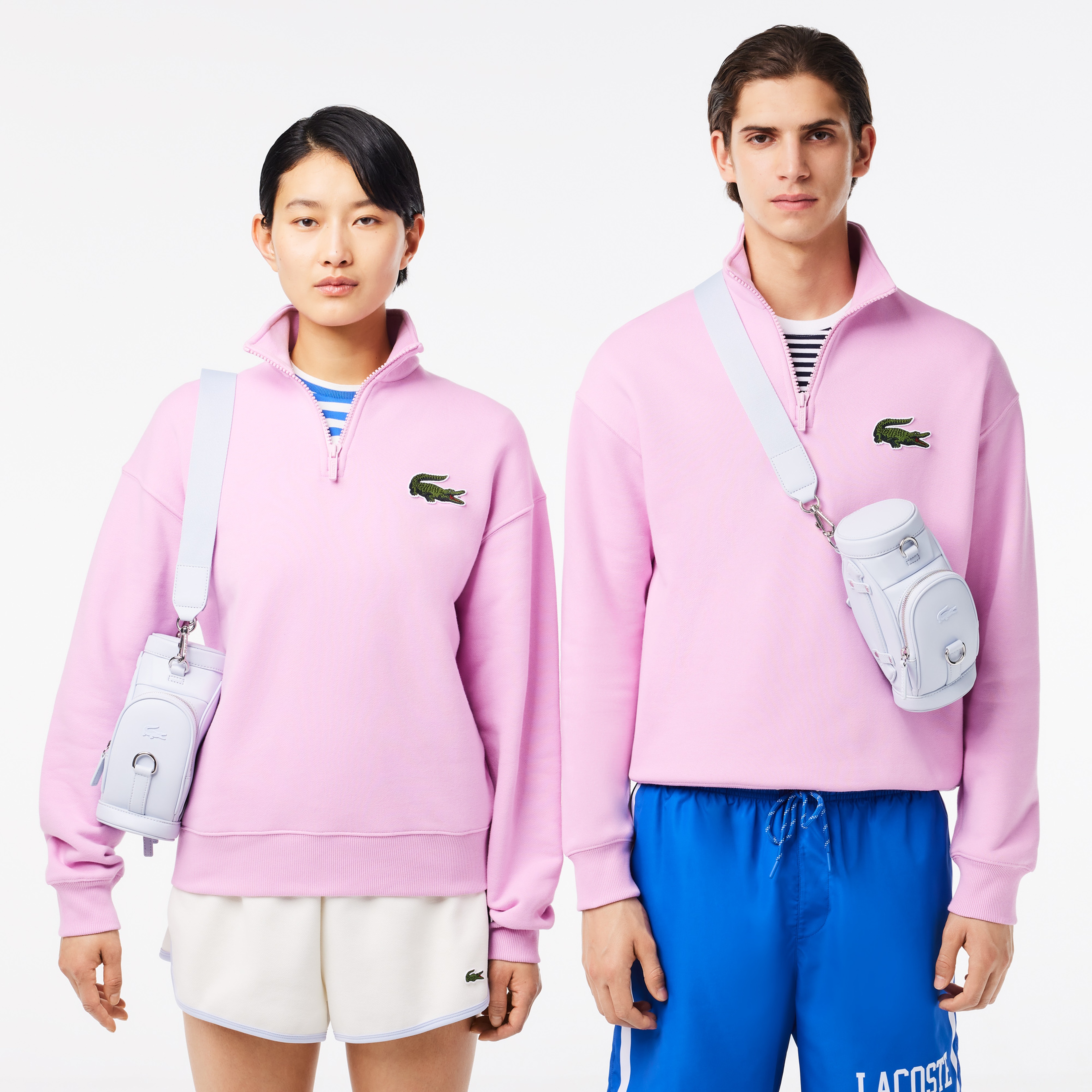 Unisex Beyaz Postacı Çantası