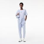 Kadın Relaxed Fit Bisiklet Yaka Baskılı Mavi T-Shirt