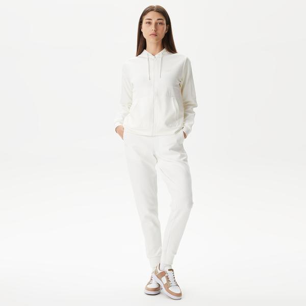 Kadın Jogger Beyaz Eşofman Altı