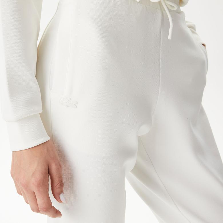 Kadın Jogger Beyaz Eşofman Altı