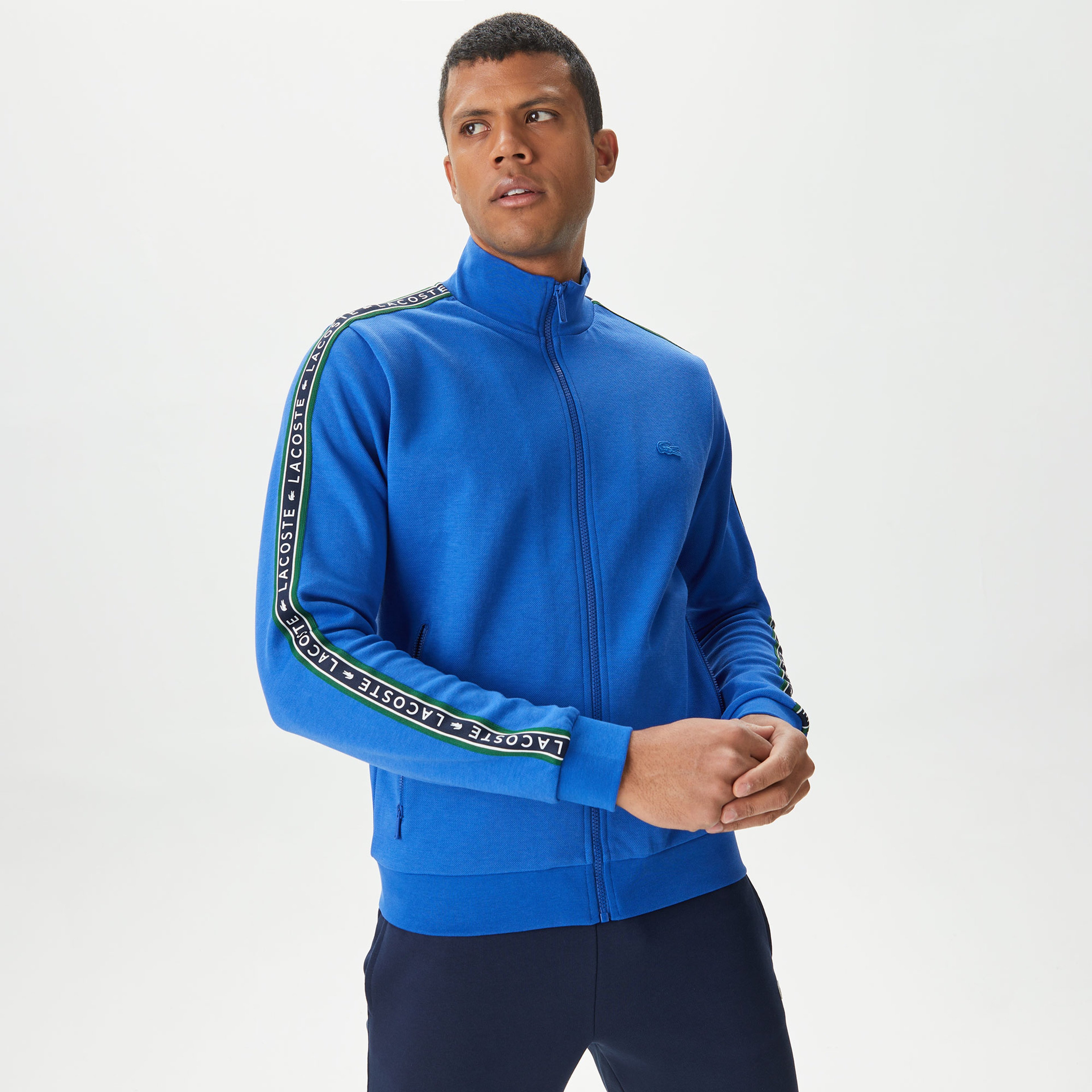 Erkek Regular Fit Baskılı Lacivert Sweatshirt