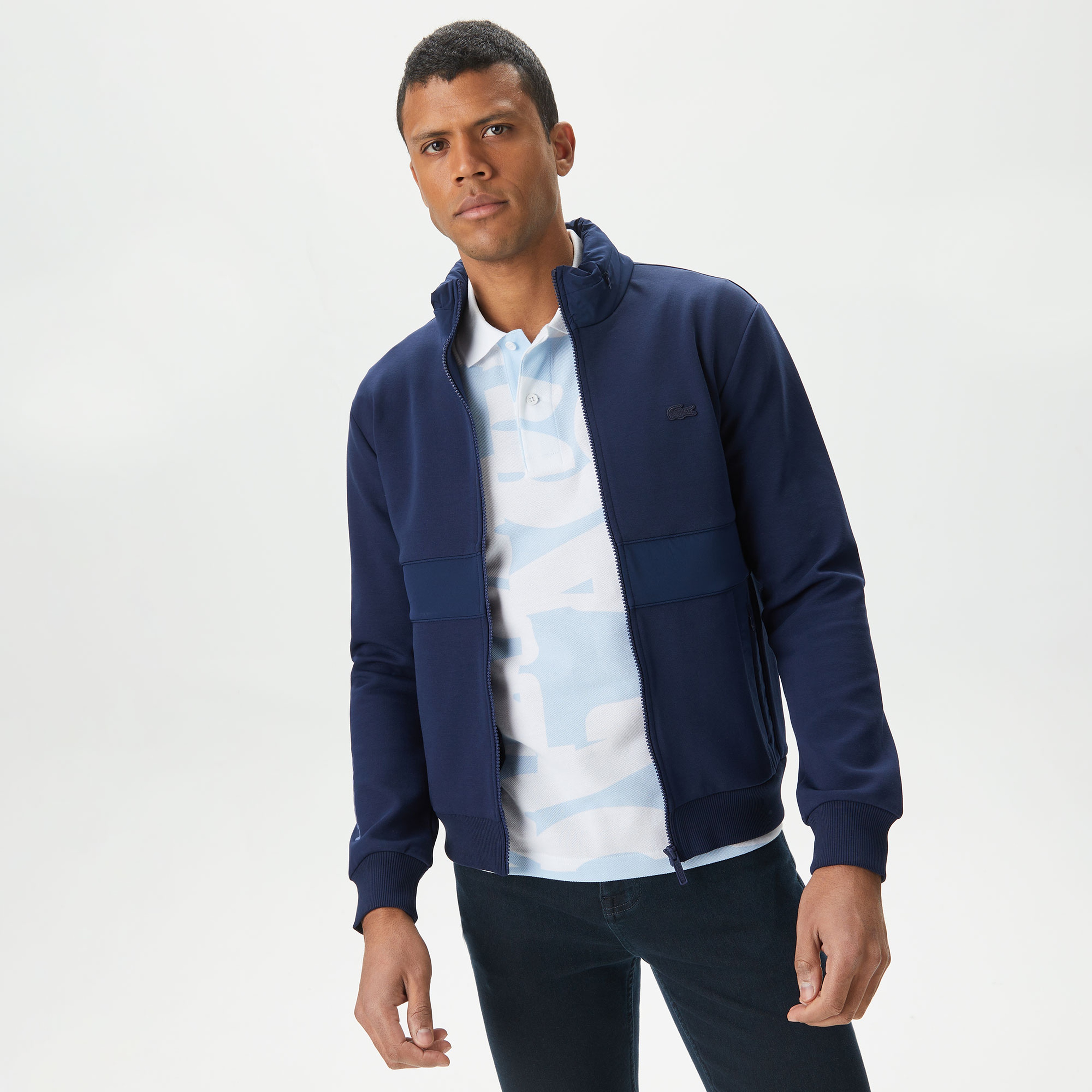 Erkek Regular Fit Kapüşonlu Lacivert Sweatshirt