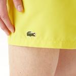 Erkek Baskılı Sarı Mayo Şort