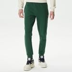 Erkek Slim Fit Organik Pamuk Koyu Yeşil Eşofman Altı