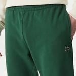 Erkek Slim Fit Organik Pamuk Koyu Yeşil Eşofman Altı