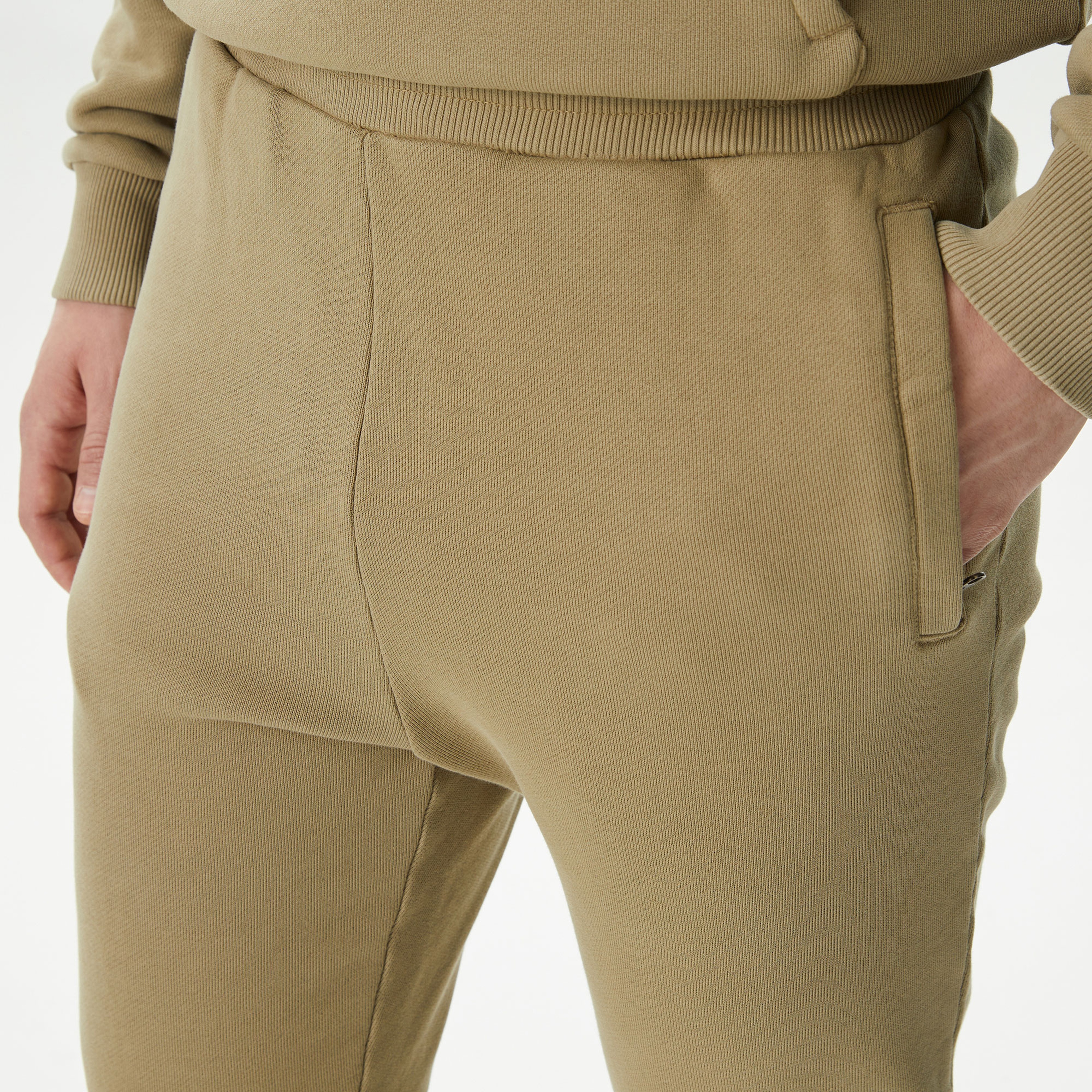 Erkek Relaxed Fit Bej Eşofman Altı