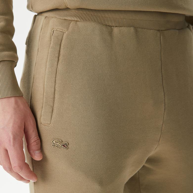 Erkek Relaxed Fit Bej Eşofman Altı