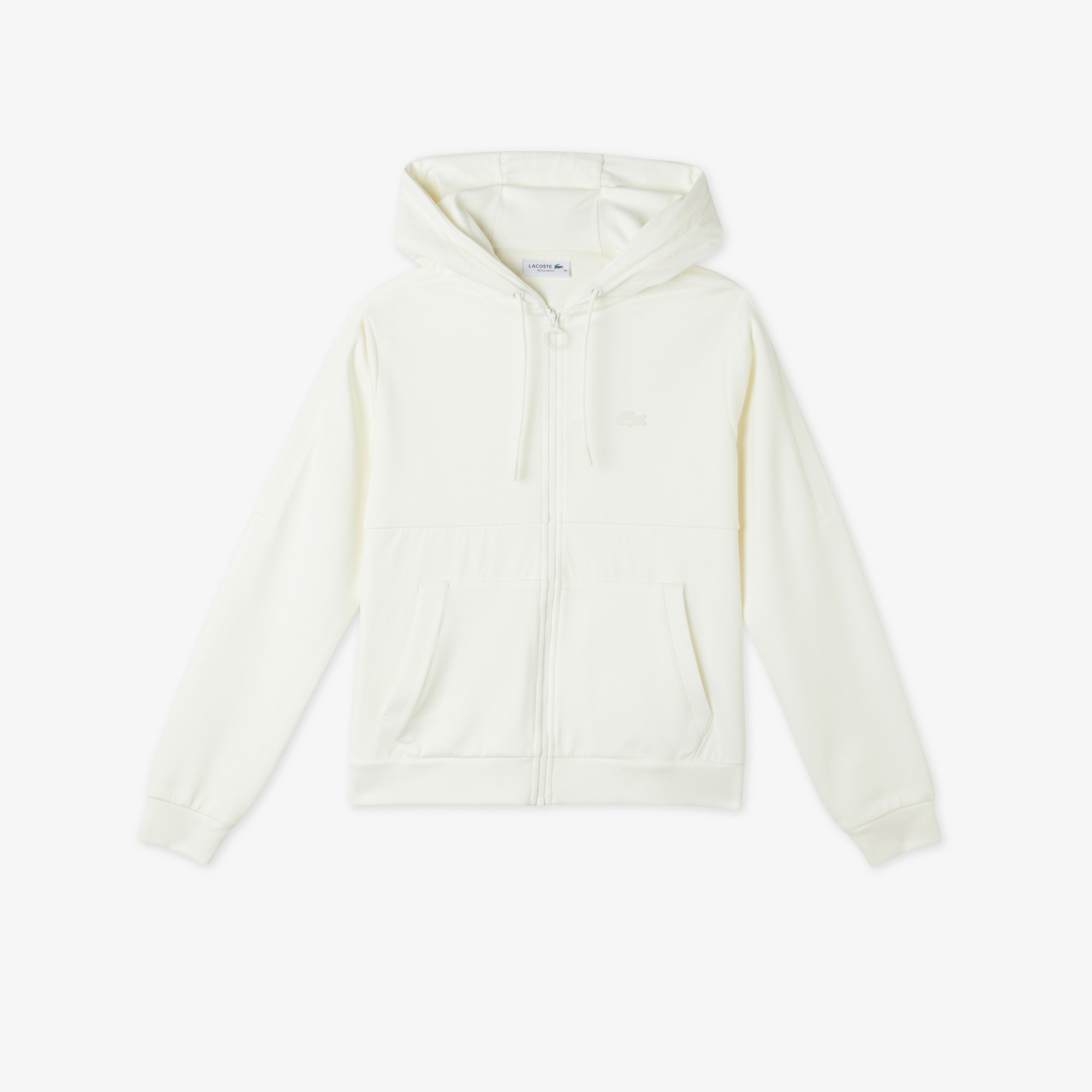 Kadın Regular Fit Kapüşonlu Beyaz Sweatshirt