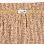 Erkek Regular Fit Monogram Bej Eşofman Altı