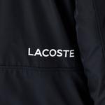 Erkek Kapüşonlu Siyah Yağmurluk