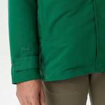 Erkek Kapüşonlu Yeşil Çıkarılabilir Yelek Detaylı Mont