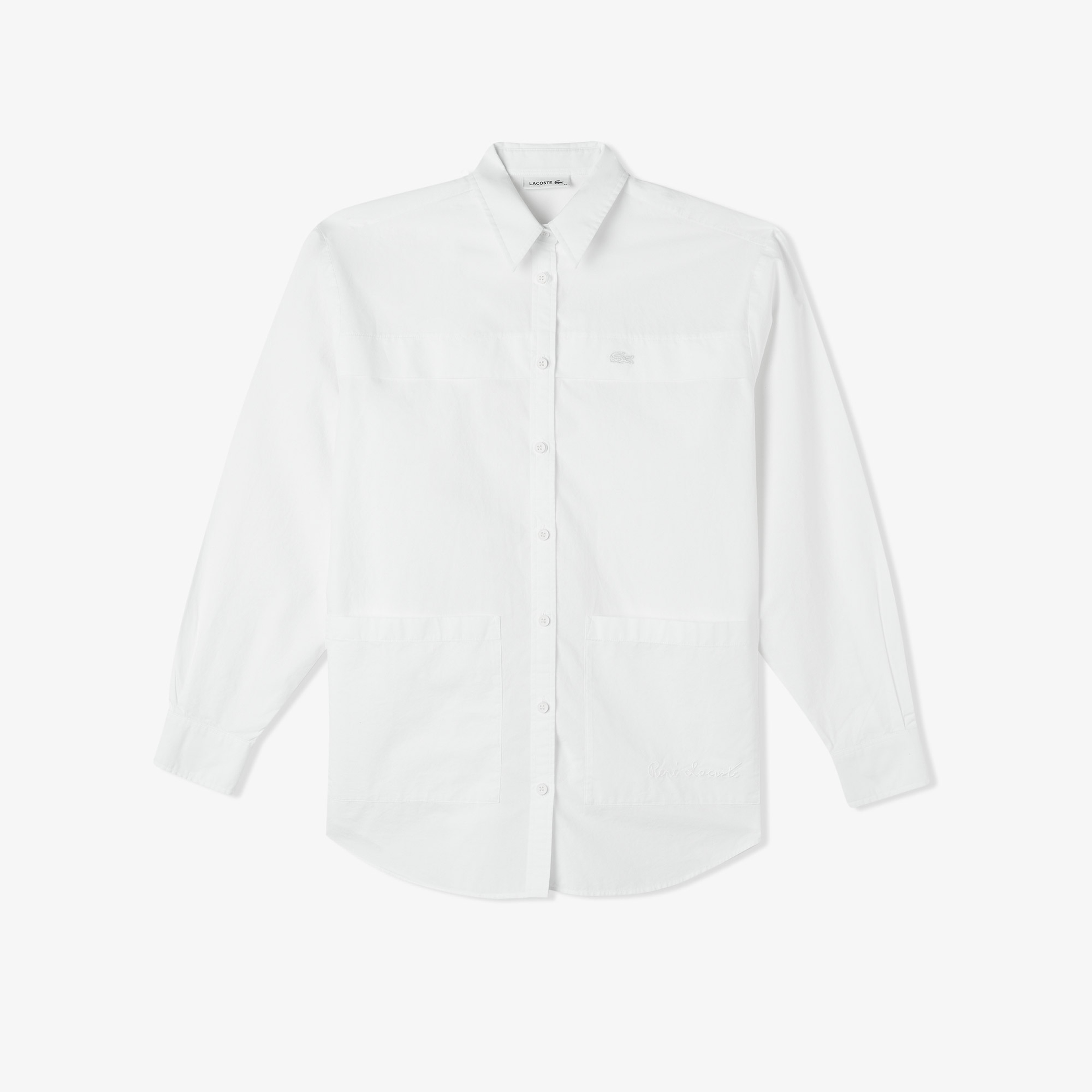 Kadın Relaxed Fit Beyaz Gömlek