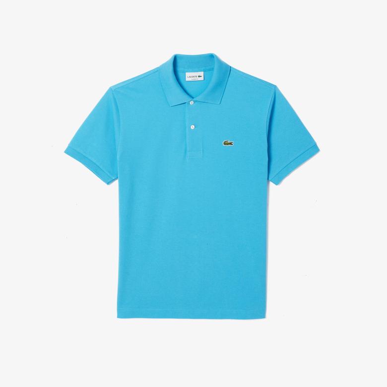 L.12.12 Erkek Classic Fit Mavi Polo