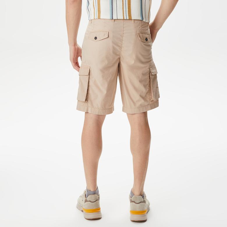 Nautica Erkek Bej Bermuda Şort
