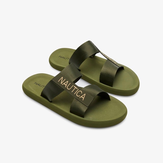 Nautica Yeşil Nautica Terlik Erkek