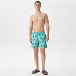 Nautica Erkek Yeşil Standart Fit Deniz Şortu