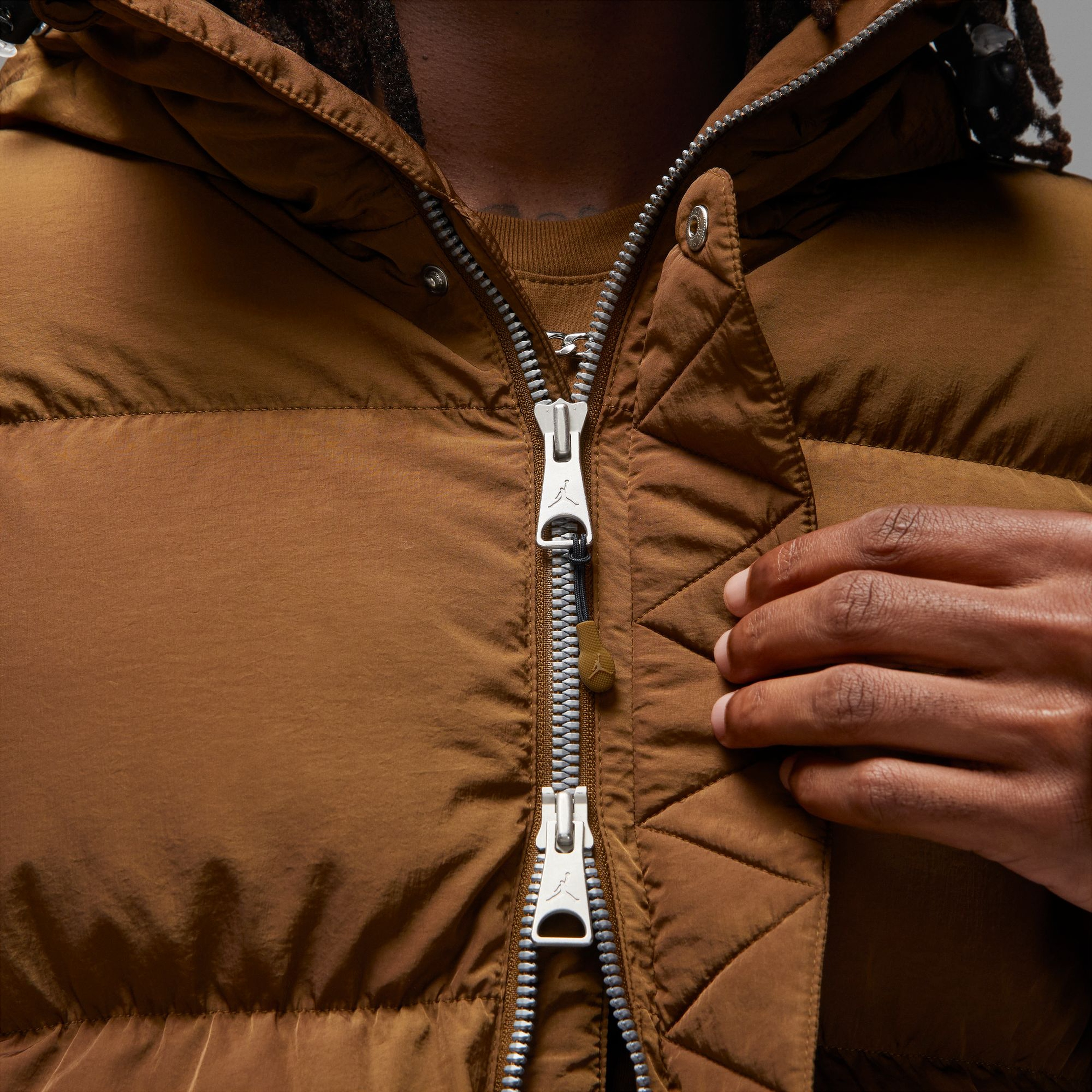 Jordan Essentials Erkek Kahverengi Mont