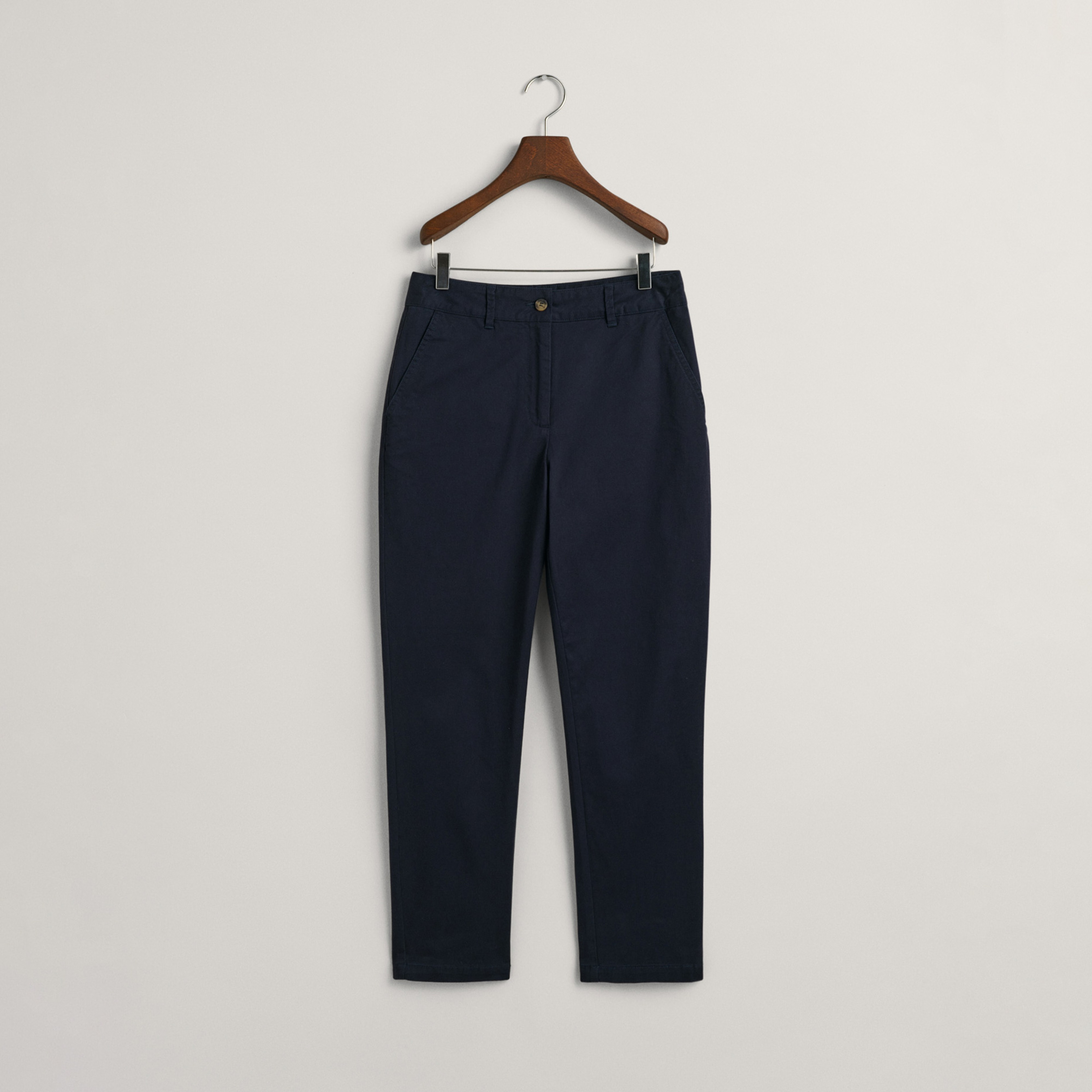 GANT Kadın Lacivert Slim Fit Pantolon