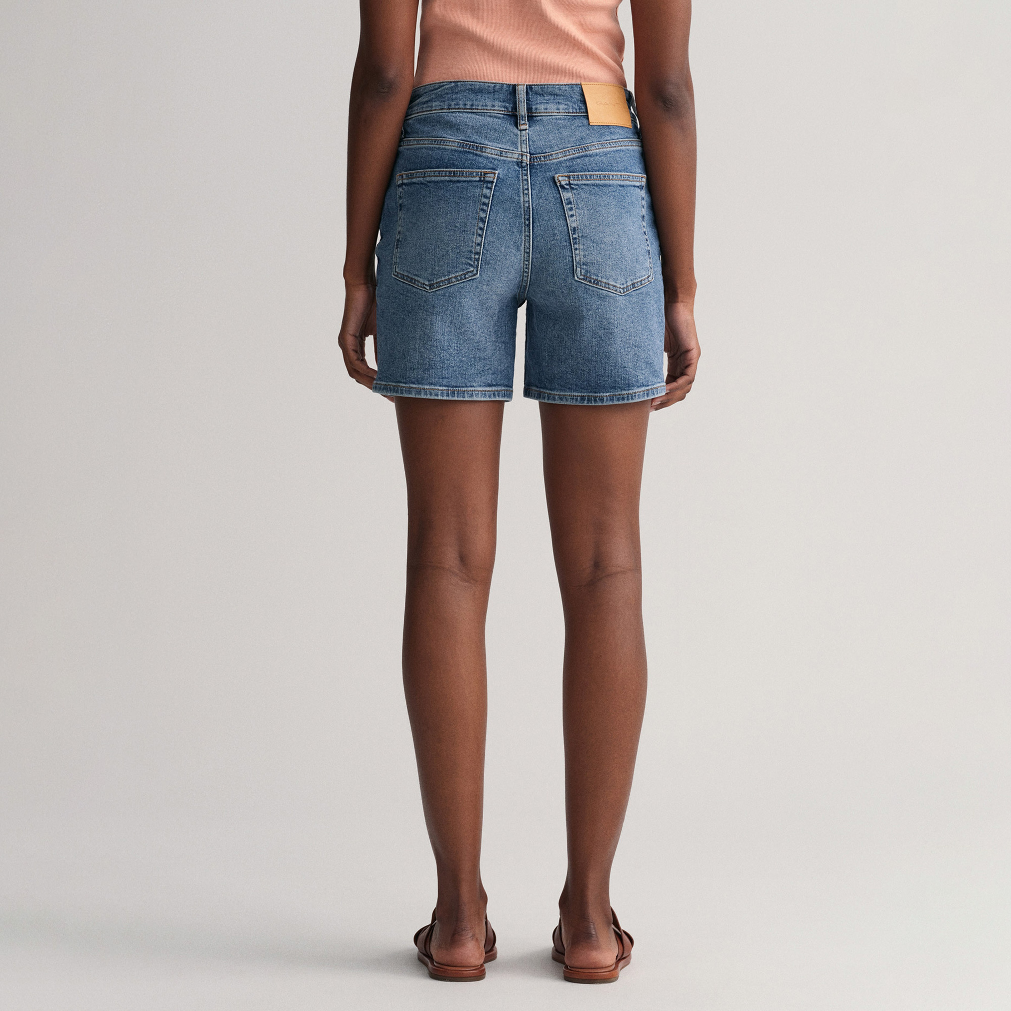 GANT Kadın Mavi Regular Fit Şort