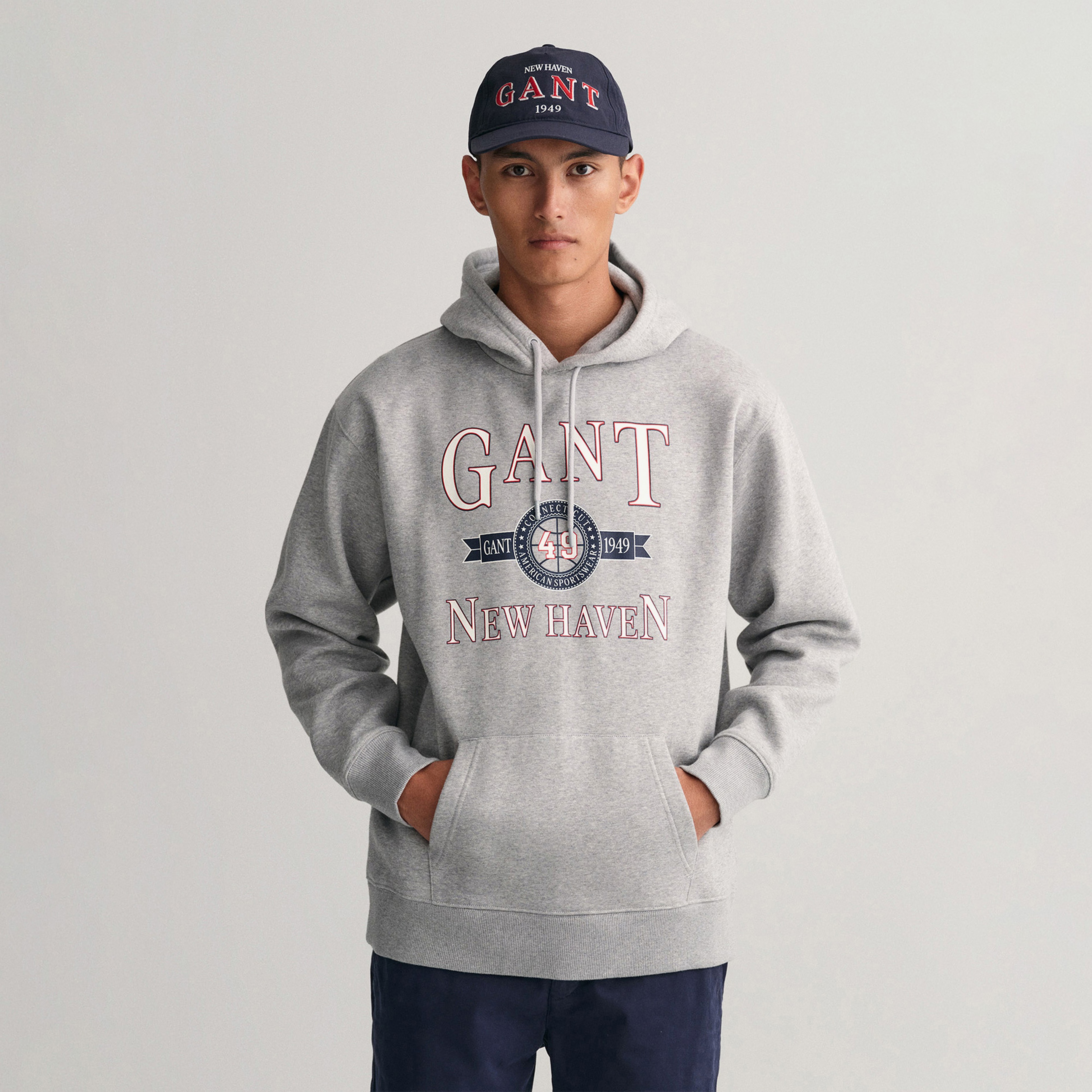 GANT Unisex Lacivert Logolu Şapka