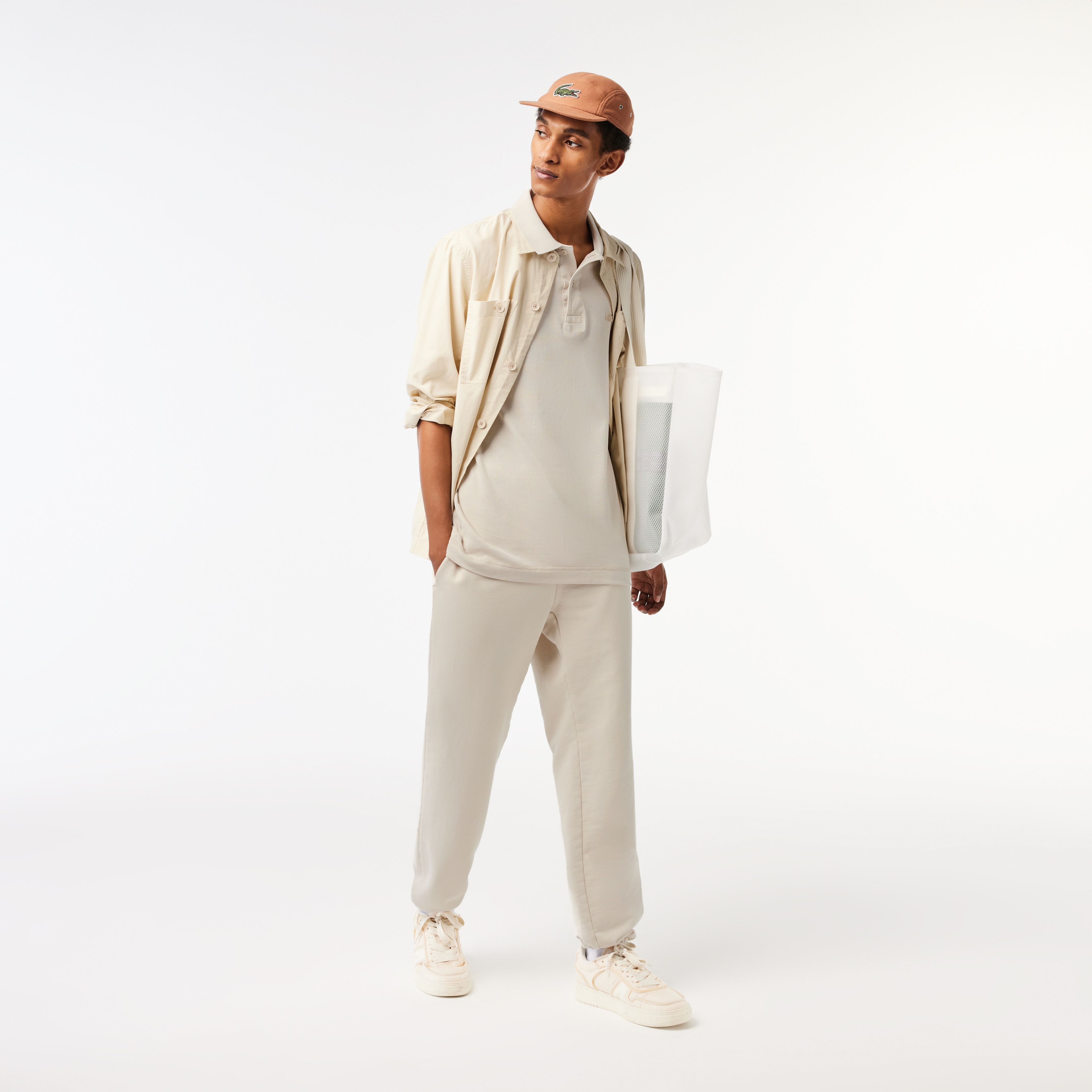 Erkek Regular Fit Bej Polo