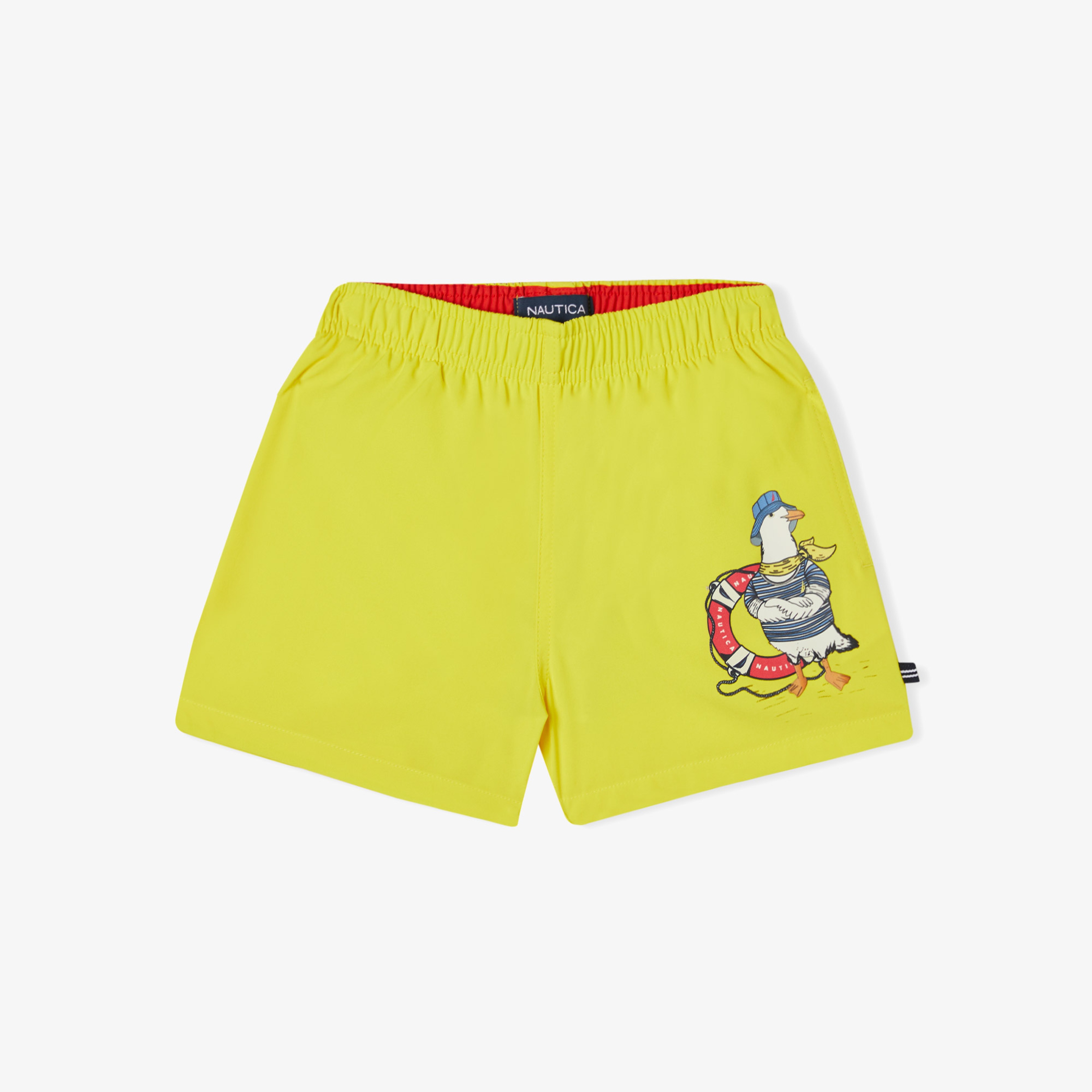 Nautica Erkek Çocuk Sarı Baskılı Şort Mayo