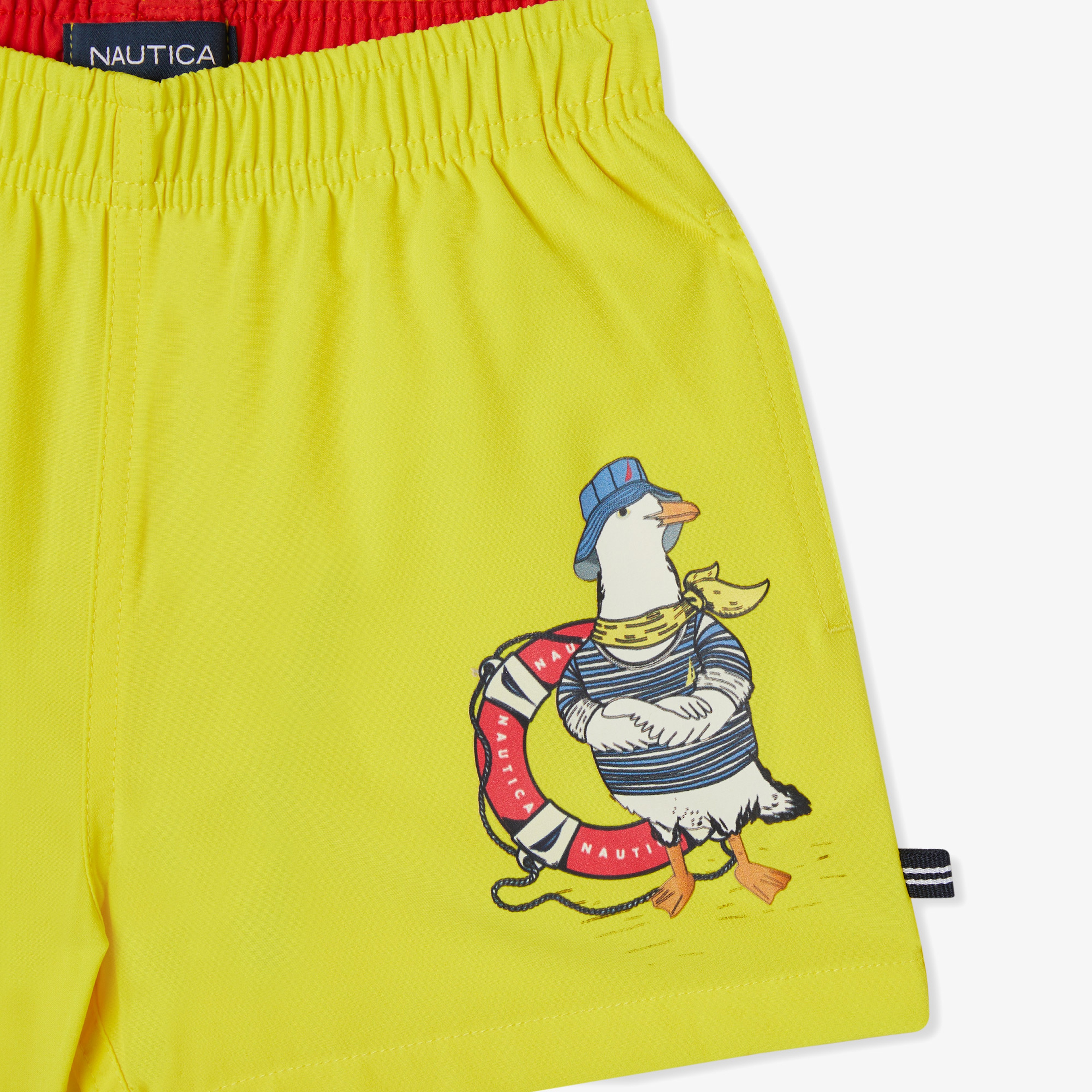 Nautica Erkek Çocuk Sarı Baskılı Şort Mayo