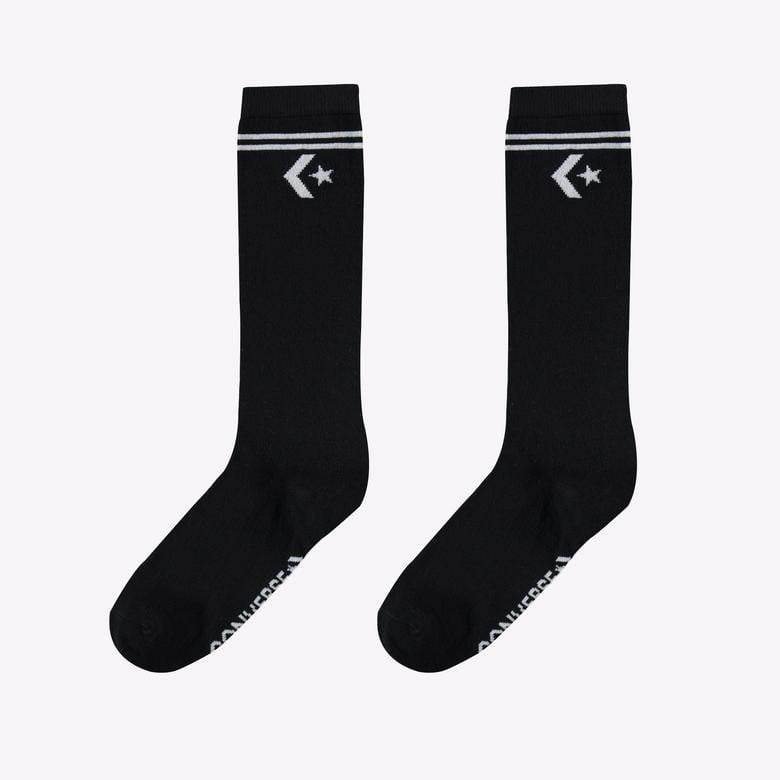 Converse Star Chevron Unisex 2'li Siyah Çorap