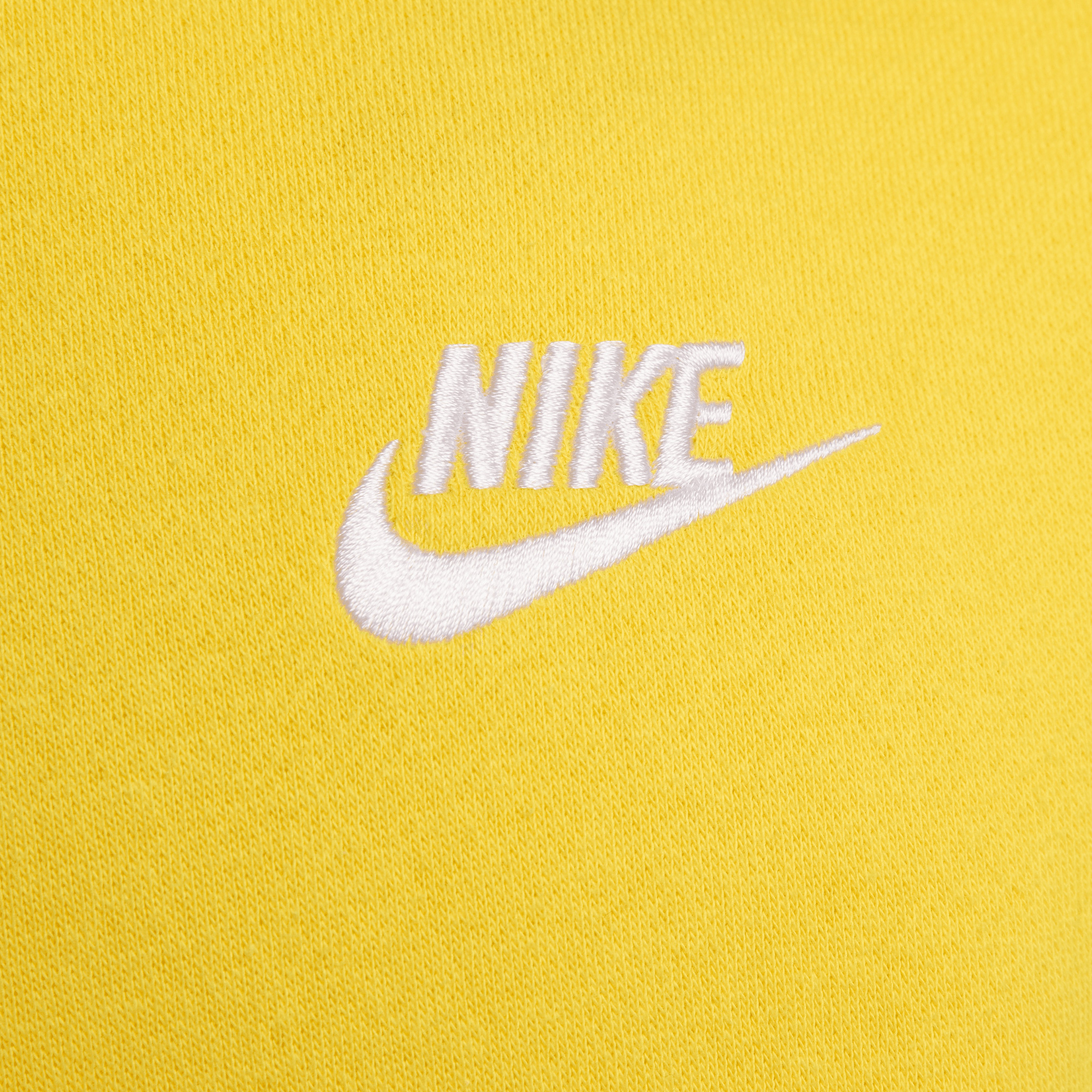 Nike Sportswear Club Fleece Erkek Sarı Sweatshirt