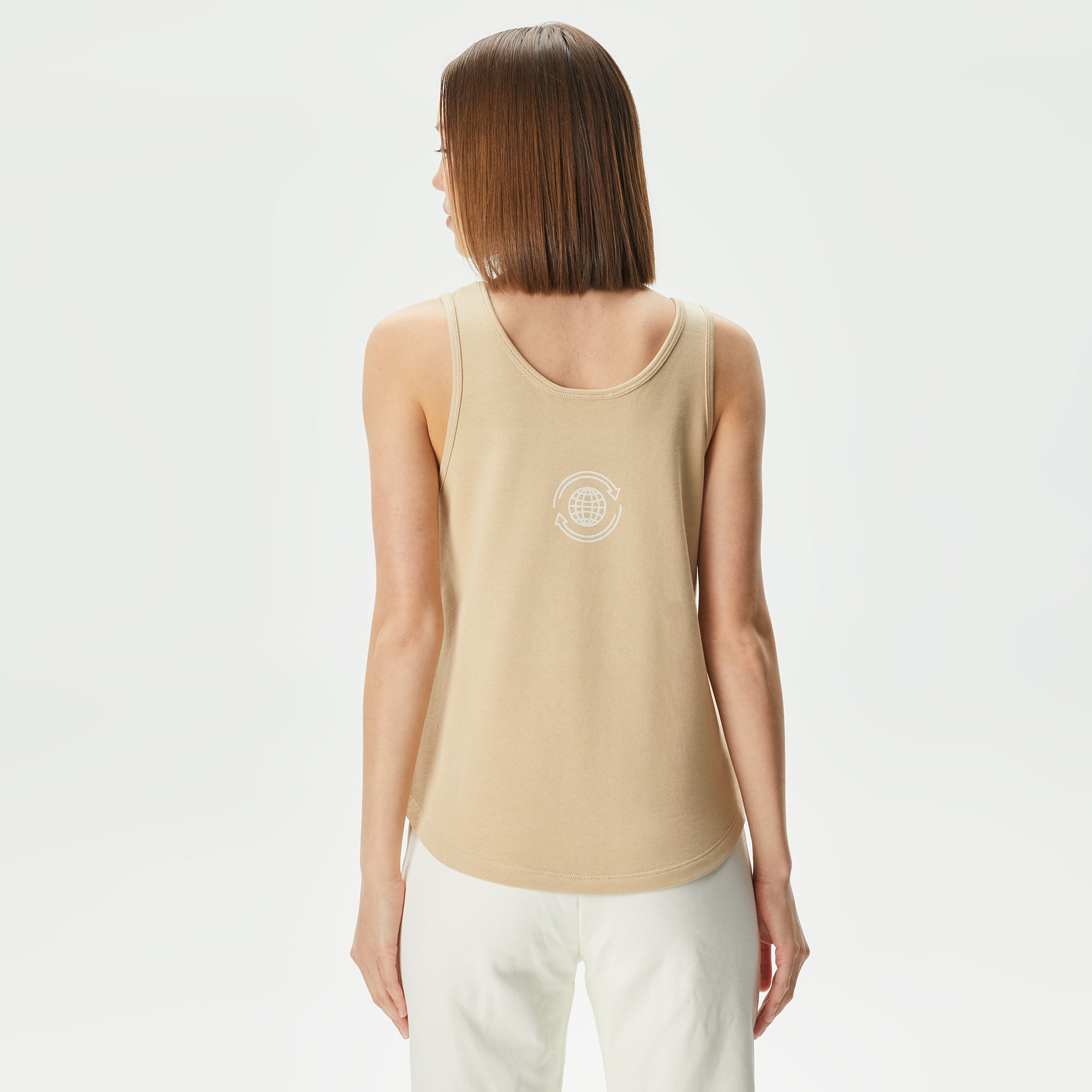 UNITED4 Kadın Bej T-Shirt