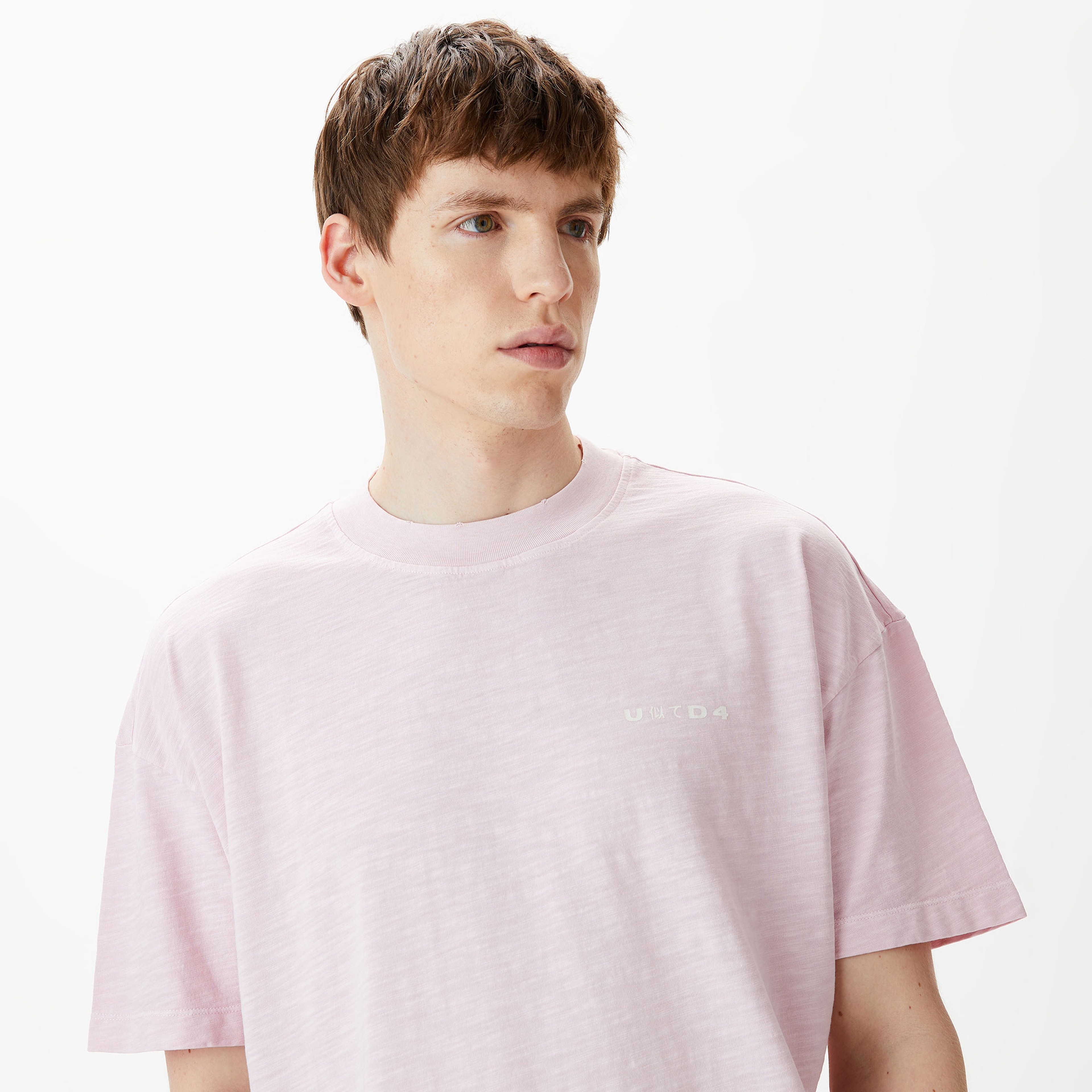 UNITED4 Erkek Pembe T-Shirt