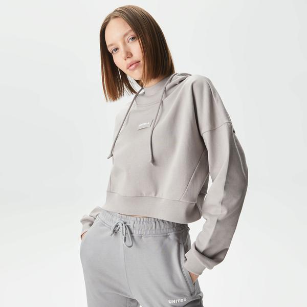 UNITED4 Kadın Gri Sweatshirt