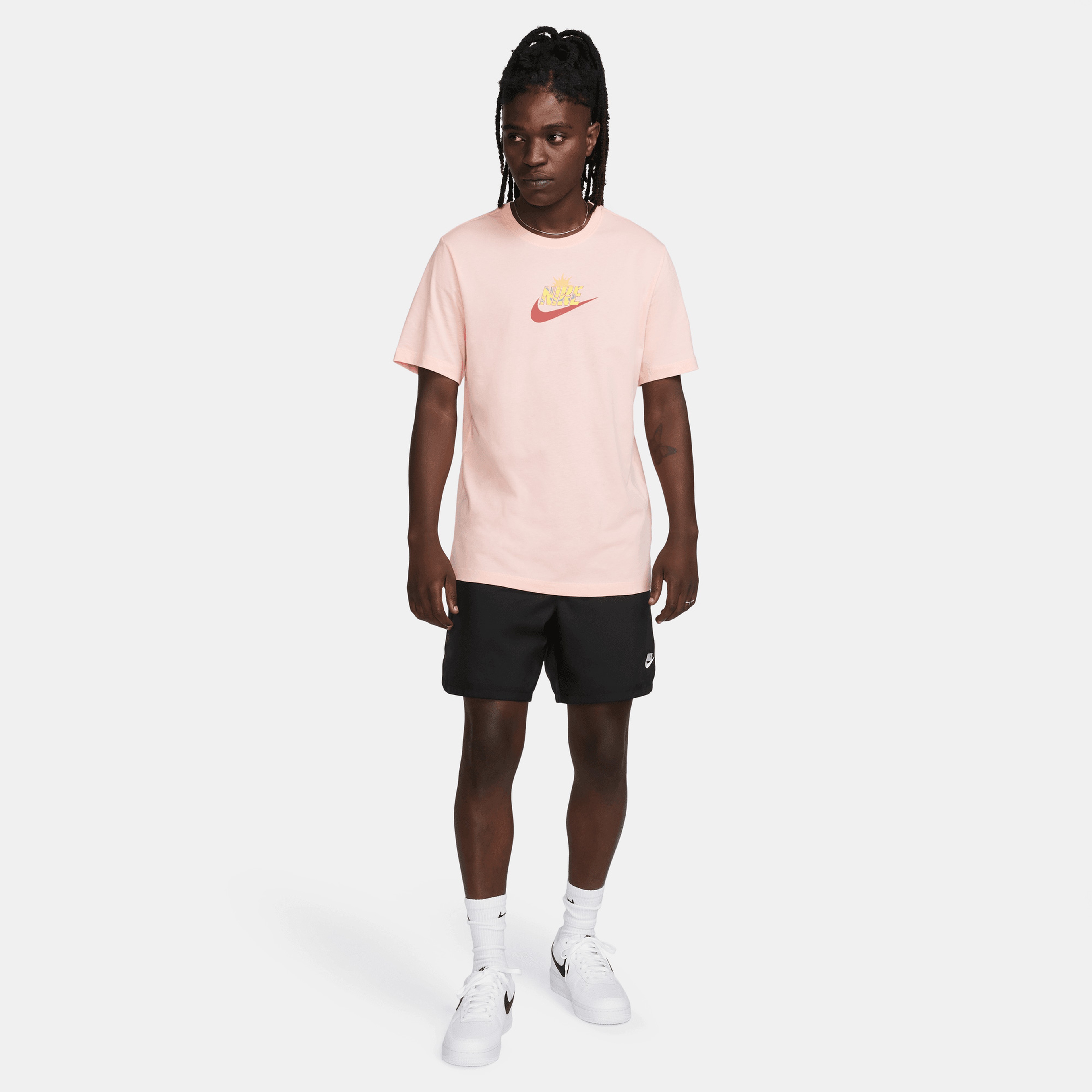Nike Sportswear Erkek Pembe T-Shirt