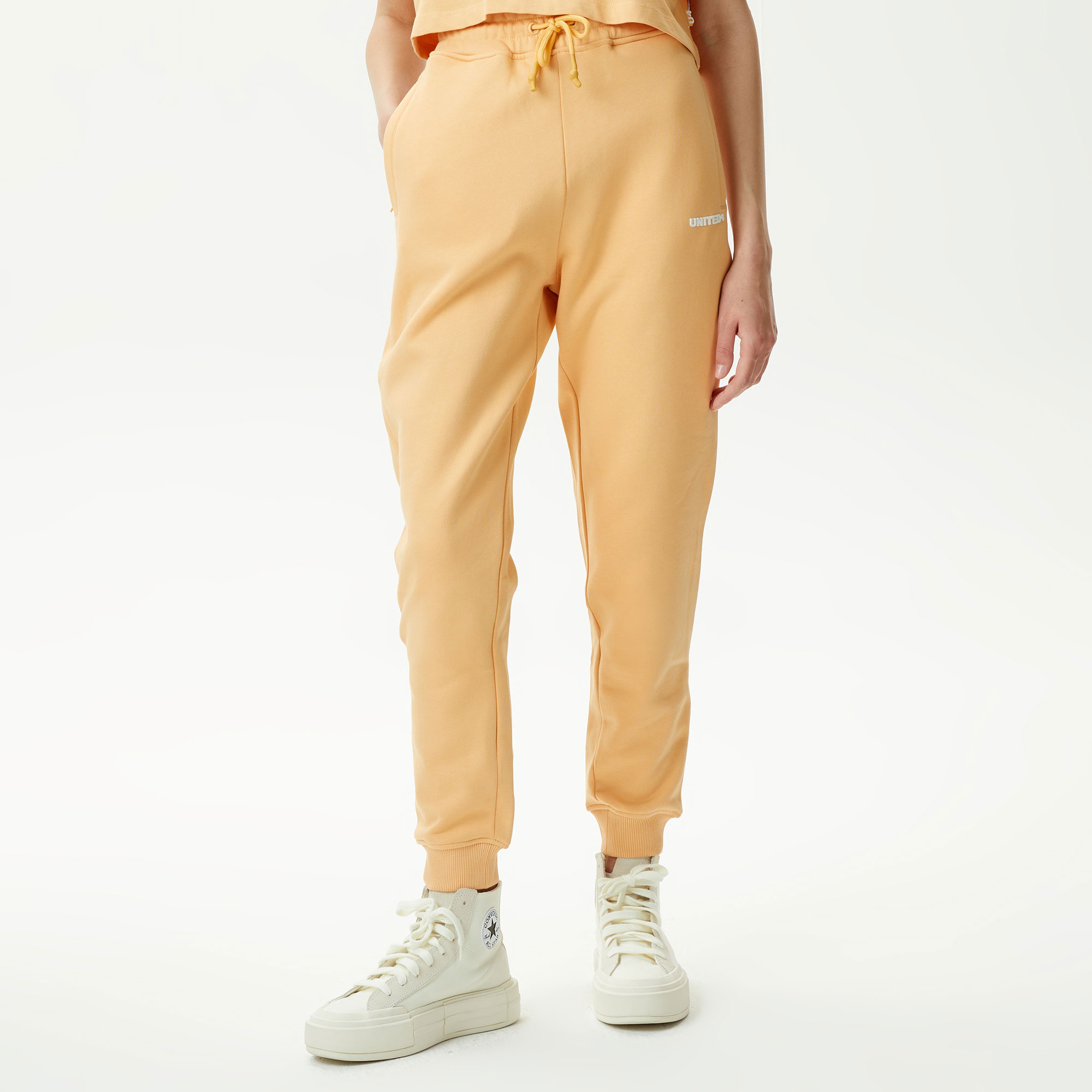 UNITED4 Kadın Turuncu Eşofman Altı