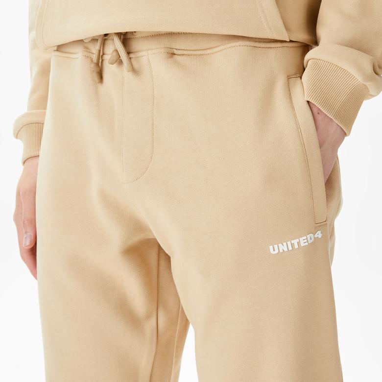 UNITED4 Erkek Krem Eşofman Altı