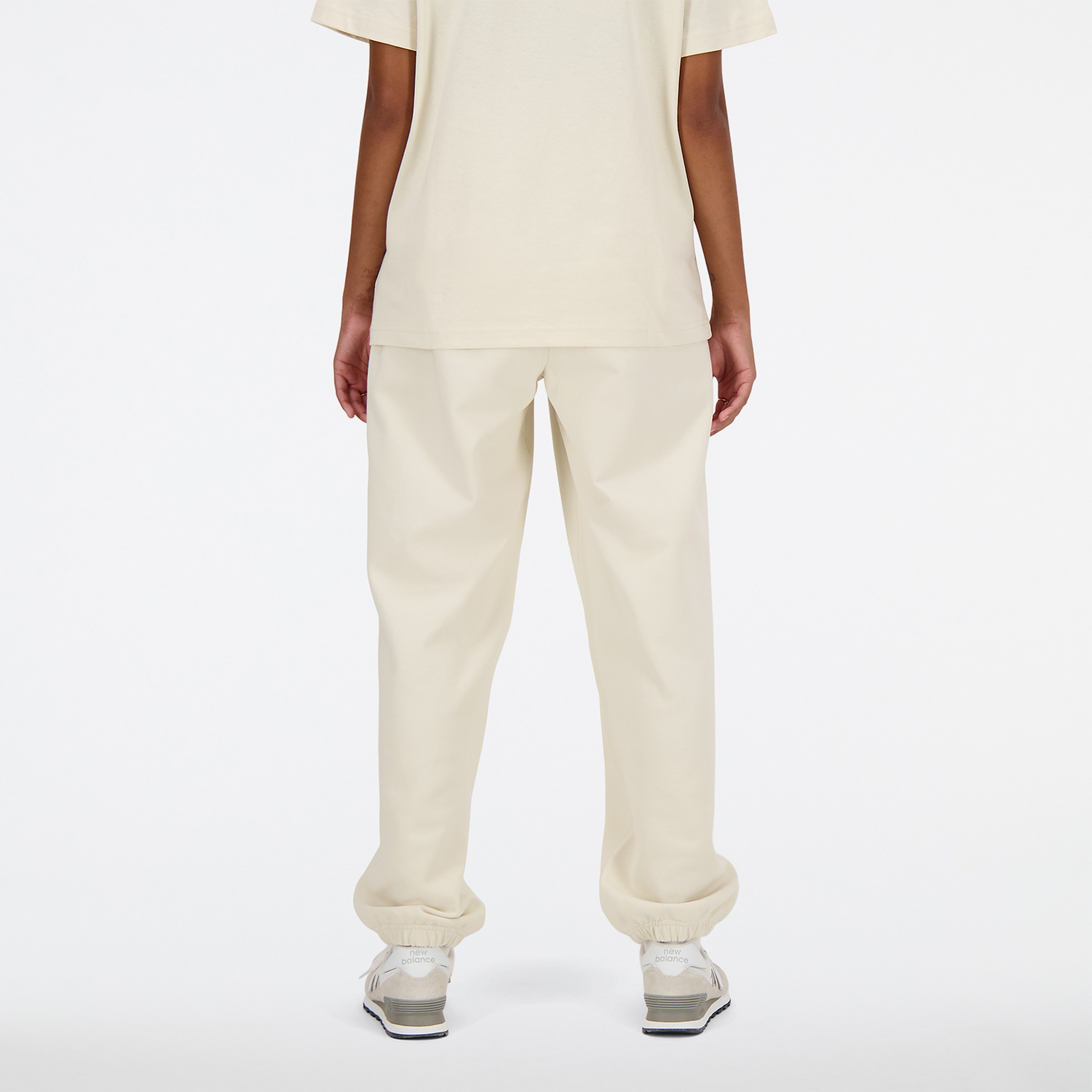 New Balance Athletics French Terry Kadın Krem Eşofman Altı