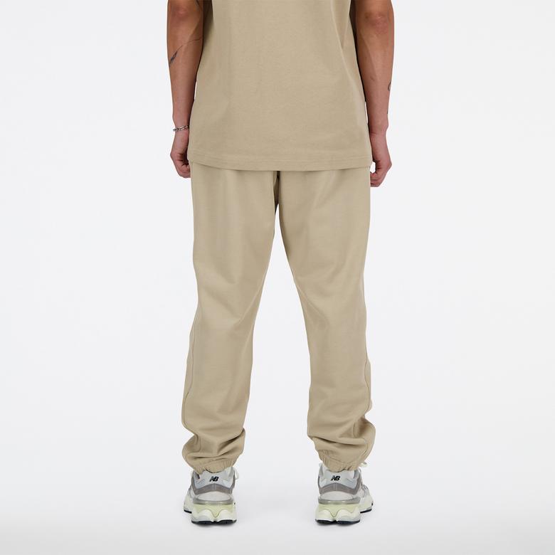 New Balance Athletics French Terry Erkek Krem Eşofman Altı