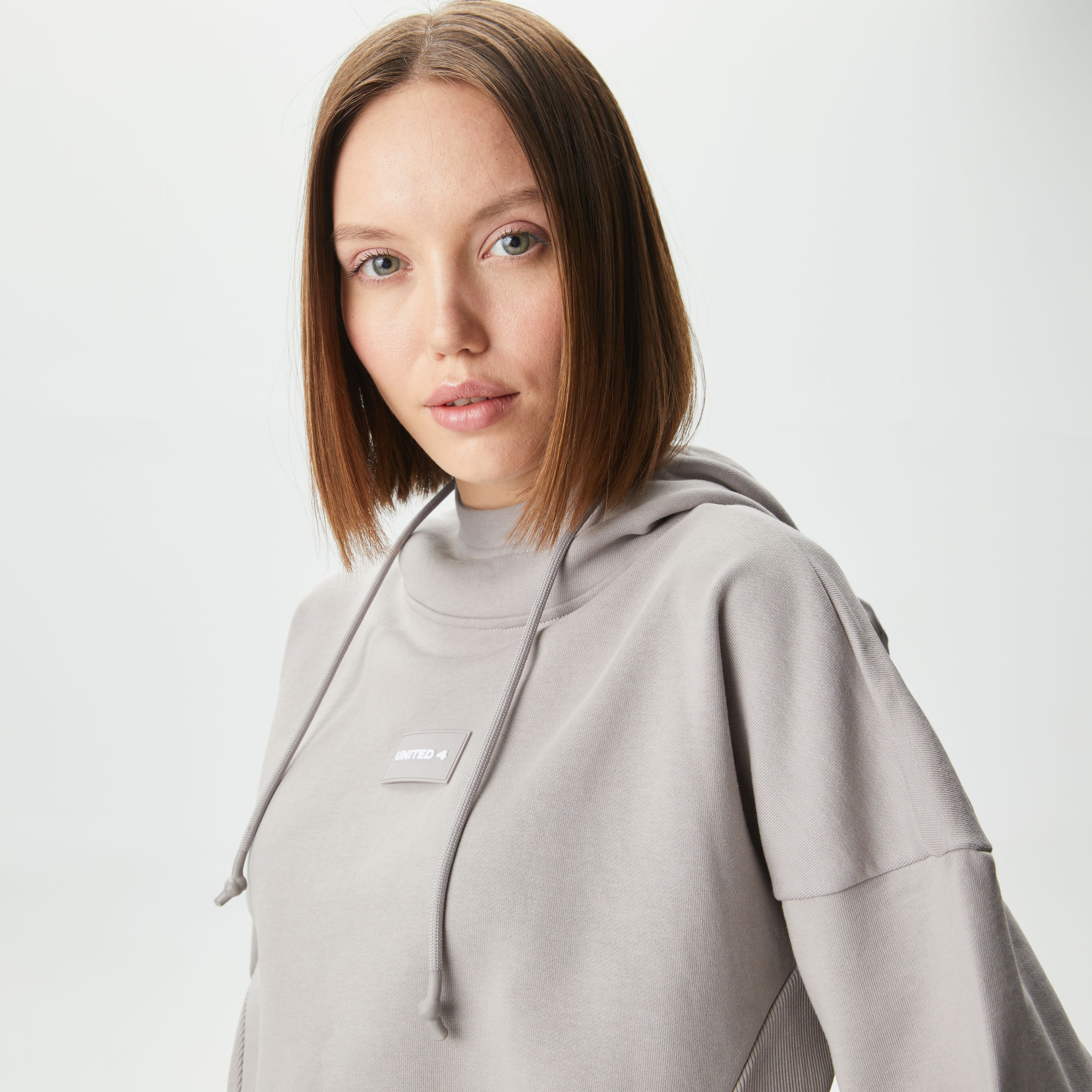 UNITED4 Kadın Gri Sweatshirt