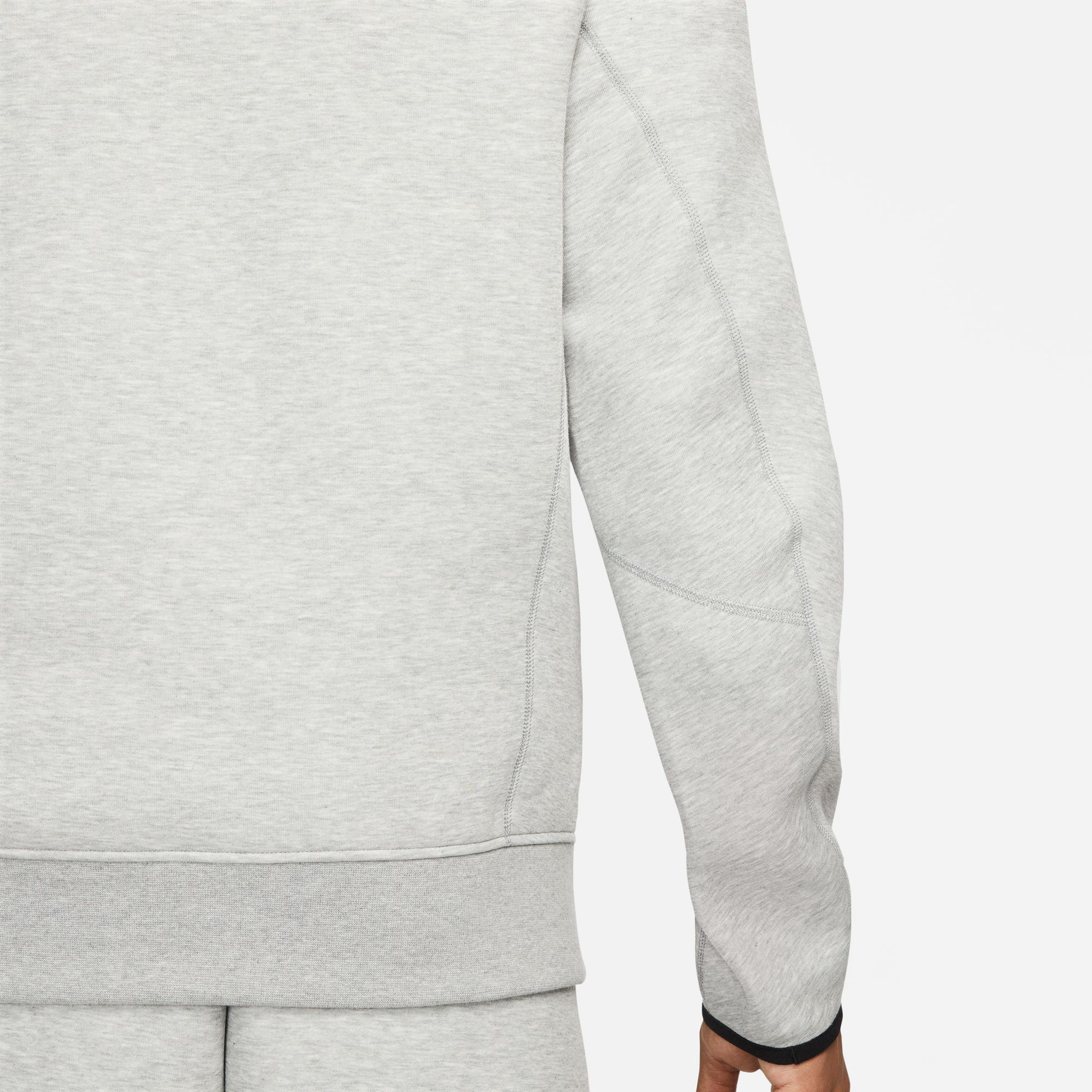 Nike Tech Fleece Top Erkek Gri Sweatshirt