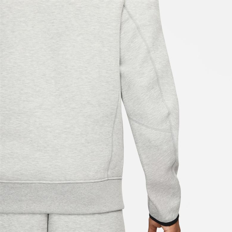 Nike Tech Fleece Top Erkek Gri Sweatshirt